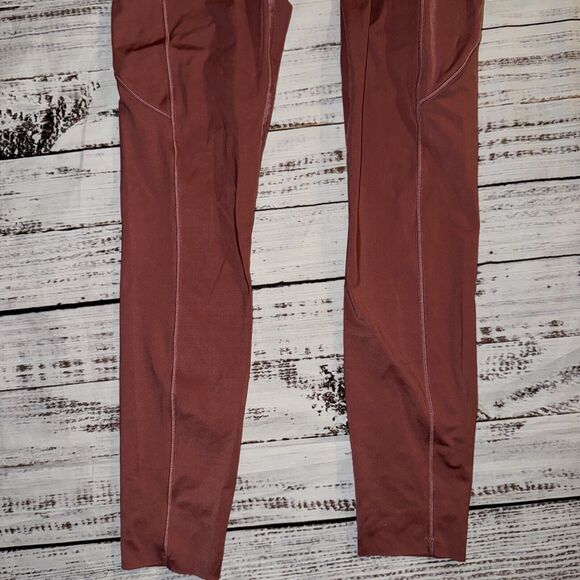 Lululemon Fast Free High Rise Tights 25" *Cool Cherry Tint Nulux Size 6 - Picture 3 of 7